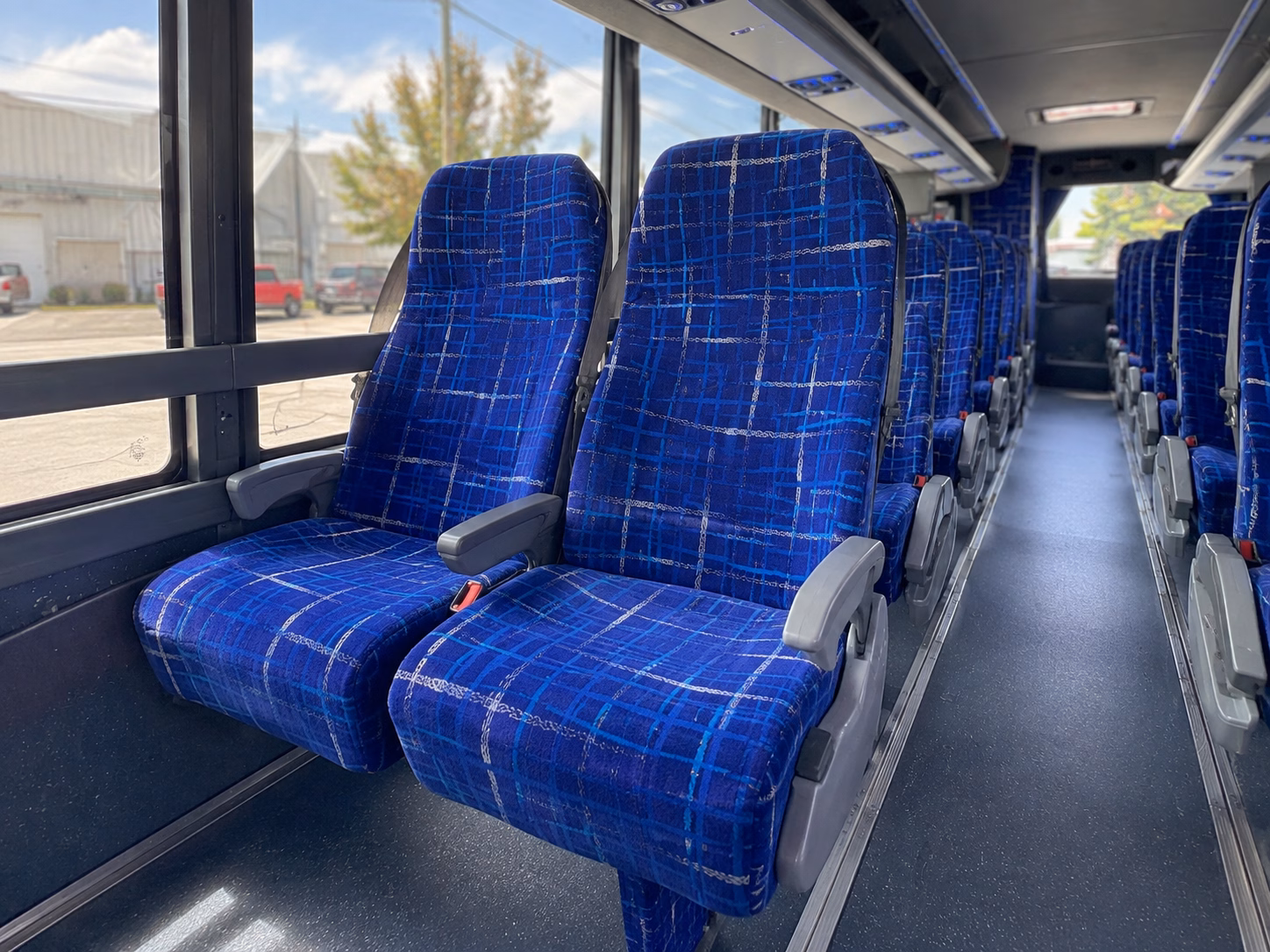 hesperia charter bus rental interior