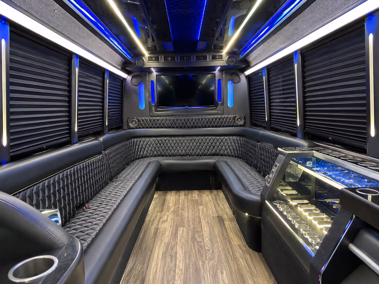 highland wedding party bus rental
