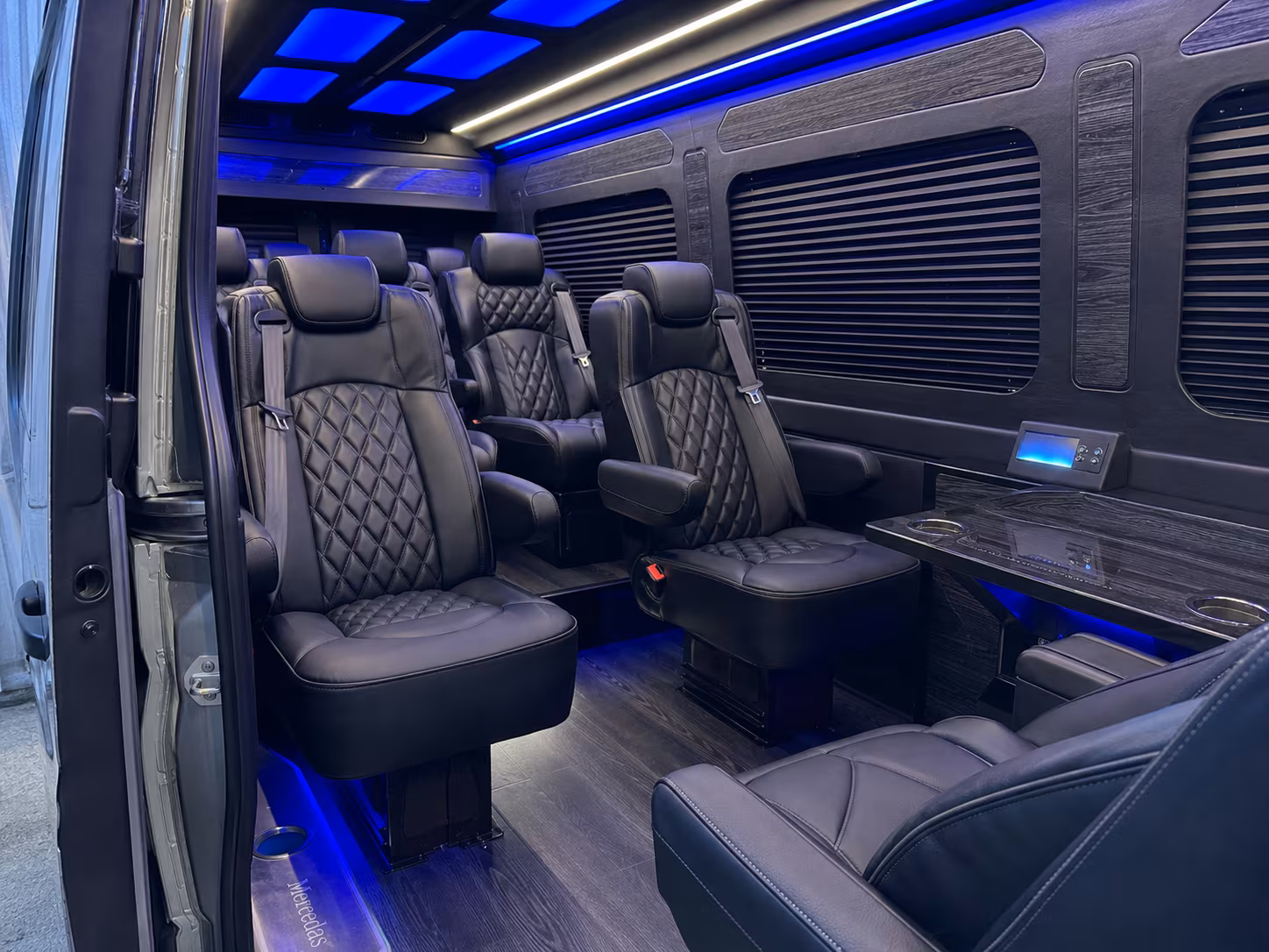 sprinter van transportation for groups and events across highland