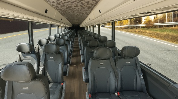 highland 18 passenger minibus inside
