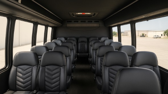 highland 25 passenger minibus inside