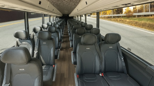 highland 28 passenger minibus inside