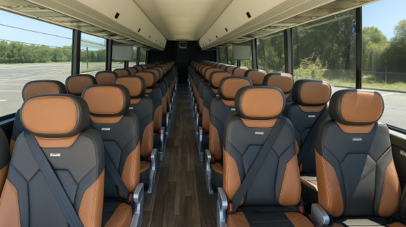 highland 54 passenger charter bus rental