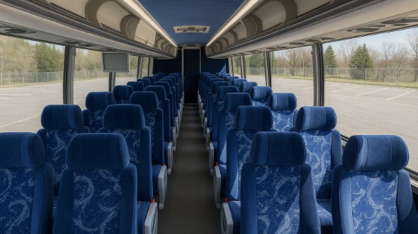 highland 56 passenger charter bus rental